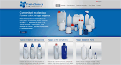 Desktop Screenshot of plastochimica.it